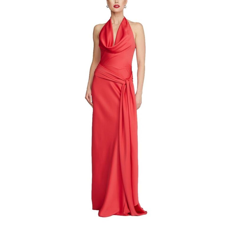 Halston Womens Marcheline Gown